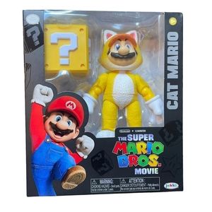 Jakks Pacific The Super Mario Bros. Movie 5-Inch Cat Mario Wave 2